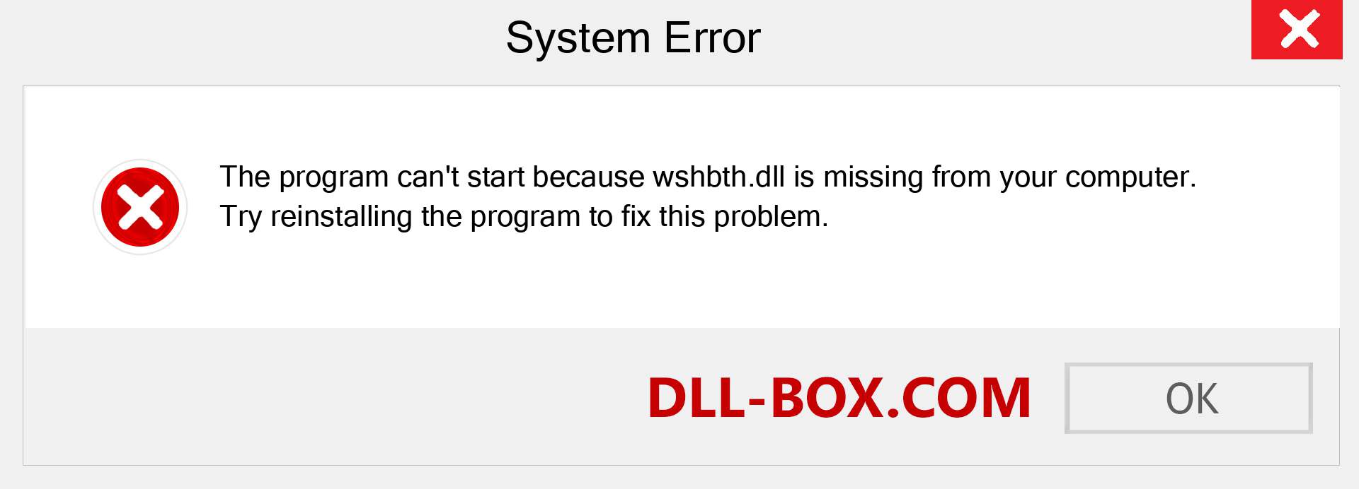  wshbth.dll file is missing?. Download for Windows 7, 8, 10 - Fix  wshbth dll Missing Error on Windows, photos, images